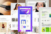 single page website, one page website, and wordpress landing page design