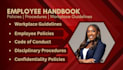 write a professional employee handbook for your business