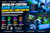 develop custom game automation, gaming bot, video game bot, game development