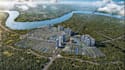 design large scale residential community masterplan waterfront site plan render