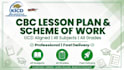 create professional scheme of work lesson plan and teaching materials