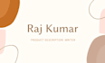 write product description for e commerce