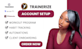 setup trainerize upload and transfer workout to trainerize everfit kahunas