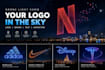 turn your logo into a cinematic drone light show animation