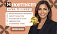 build hostinger website, hostinger redesign, wordpress website, hostinger design