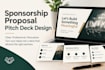 write sponsorship proposal, partnership pitch deck