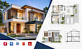design residential house plans with functional layouts, elevations and sections