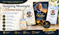 design funeral program, obituary flyer, burial poster,  prayer card, logo design