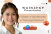 design a structured workshop, course presentation, and workbook