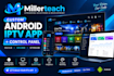 build a custom android iptv app with admin control panel