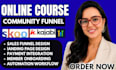 build high converting skool funnel to get consistent paid members