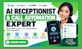 ai call agent vapi, retell, make, receptionist