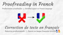 proofread your manuscript in french