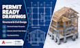design code compliant city permit drawings and structural plans