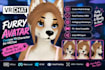design custom furry vrchat avatar quest compatible fursona 3d model with rigging