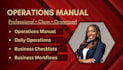 create a professional operations manual for your business