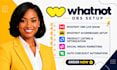 set up whatnot obs, youtube streaming, promote whatnot show, live stream overlay