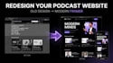 redesign your podcast website in framer