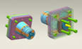 injection mold, plastic, core cavity, siemens nx, solidwork for manufacturing