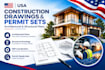 prepare USA construction drawings, permit sets, architectural, structural plans