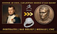 create 3d coin, medallion, token, cad jewelry, bas relief printable stl design