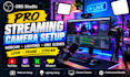 setup webcam, lighting and camera scenes for streaming