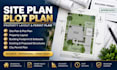 draw site plan, plot plan, property layout and city permit plan