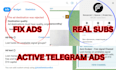 fix telegram ads, decline telegram ads, forex promotion, sport channel promotion