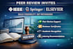 provide peer review invitation from a reputable journal