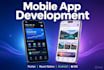 develop mobile app android ios flutter react native app development