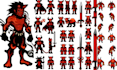 create pixel art sprite sheets game sprites animation assets pixel character rpg