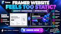 fix and add framer animations, scroll effects and interactions