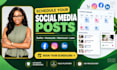 schedule social media posts using buffer hootsuite metricool later