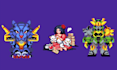 pixel art animation, sprite sheet, pixel art character, pixel animation