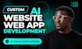 build ai website, full stack website development