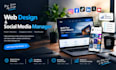 design websites and manage social media professionally