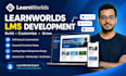 build, customize and set up your learnworlds lms website