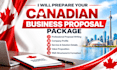 prepare your canadian business proposal package