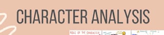 analyze a character of your choice