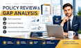 review policies and create a professional gap analysis report