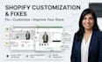 do professional customization, fix and improve your shopify and ecommerce store