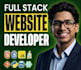 build website as full stack developer, front end developer, backend developer