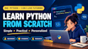 teach python programming to beginners with live 1 on 1 lesson