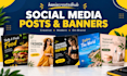 design social media posts and banners