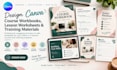 create canva course workbooks, lesson worksheets and training materials