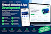 design a fintech website fintech app fintech banking loan app
