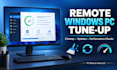 provide a remote windows PC tune up and cleanup