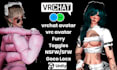 do custom vrchat avatar, VR character, nsfw, furry in unity
