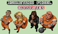 do isometric pixel art character pokemon trainer top down pixelart sprite sheet