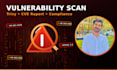 scan your servers for vulnerabilities and provide a security report
